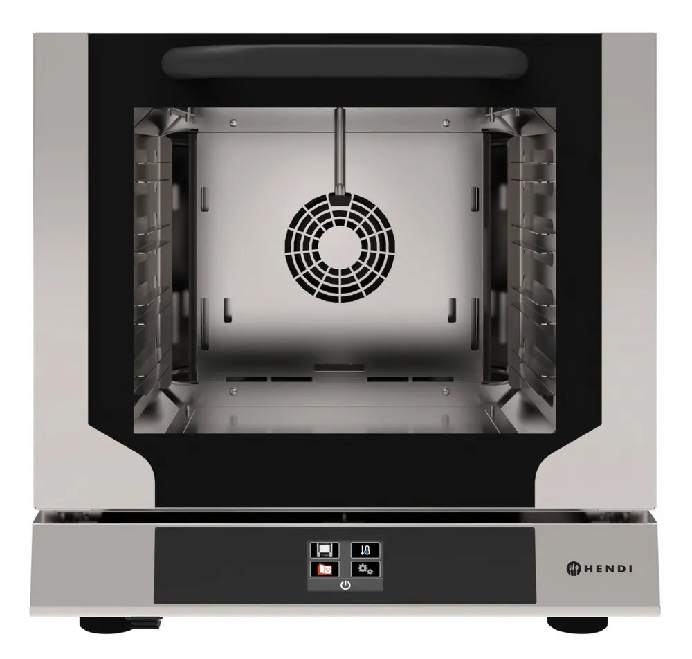 Konvektionsofen kompakt Touch mit Beschwadung, 220-240V/3150W, 590x709x(H)589mm Konvektionsofen kompakt Touch mit Beschwadung, 220-240V/3150W, 590x709x(H)589mm