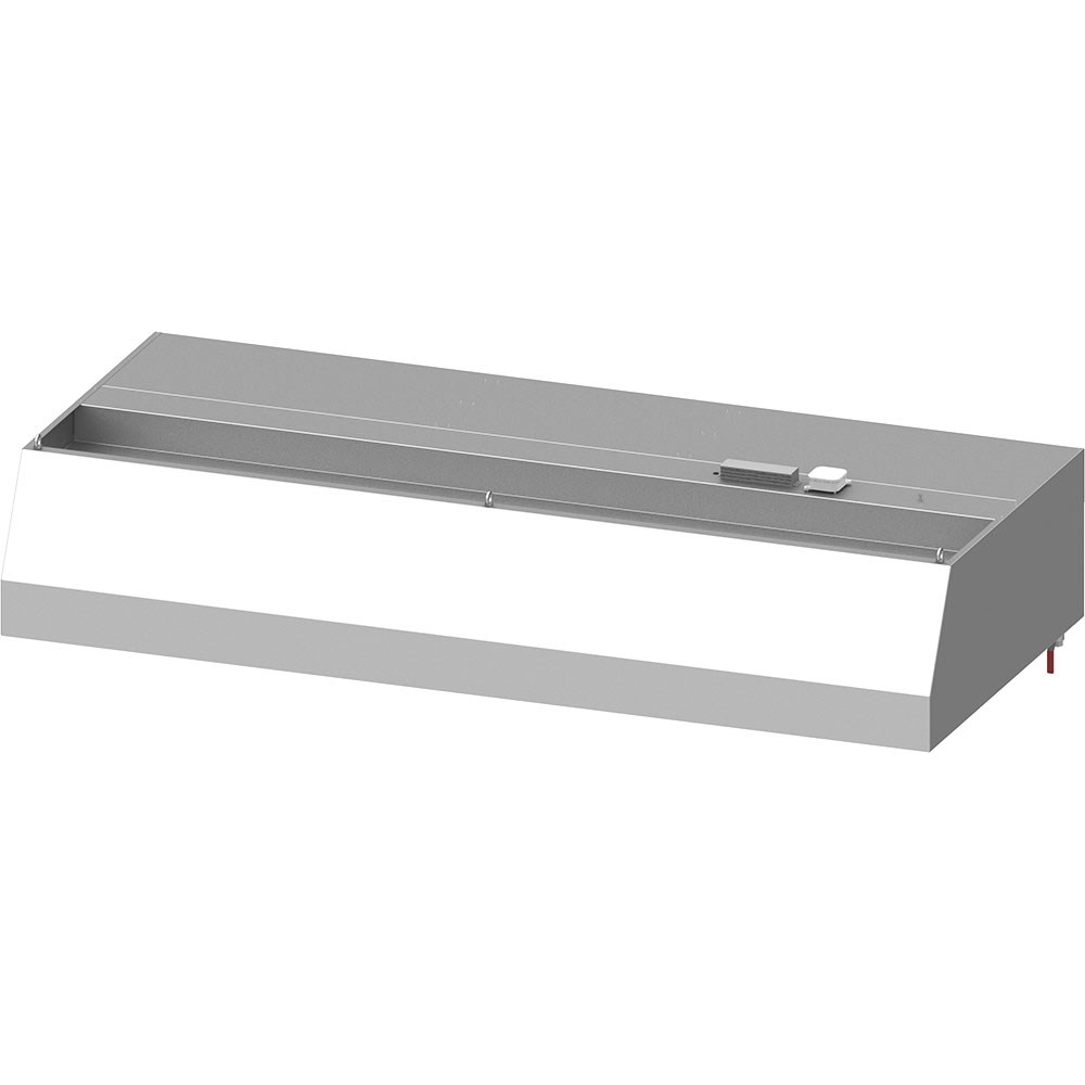 Wandhaube "Basic Line", Trapezform 2900 mm x 1200 mm mit Flammschutzfilter Typ B