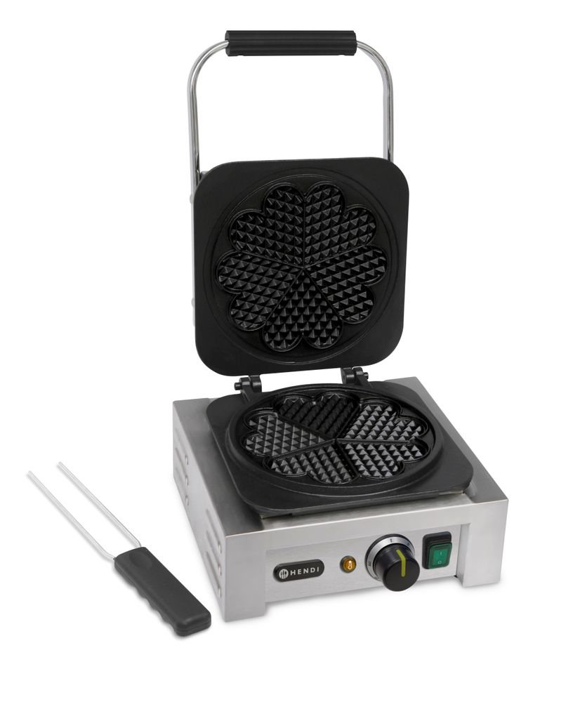 Waffeleisen 'Herz', HENDI, 230V/2200W, 330x543x(H)251mm
