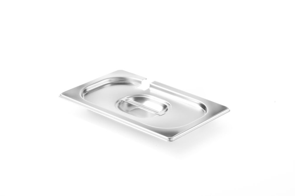 Gastronorm-Deckel mit Löffelaussparung, HENDI, Profi Line, GN 1/6, 176x162mm