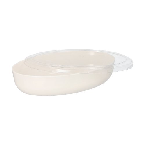 4800 Deckel PET für Schalen oval 1 cm x 16,5 cm x 26 cm glasklar "Cella"