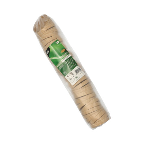 16000 Deckel für Portionsbecher, Pappe rund Ø 6 cm braun