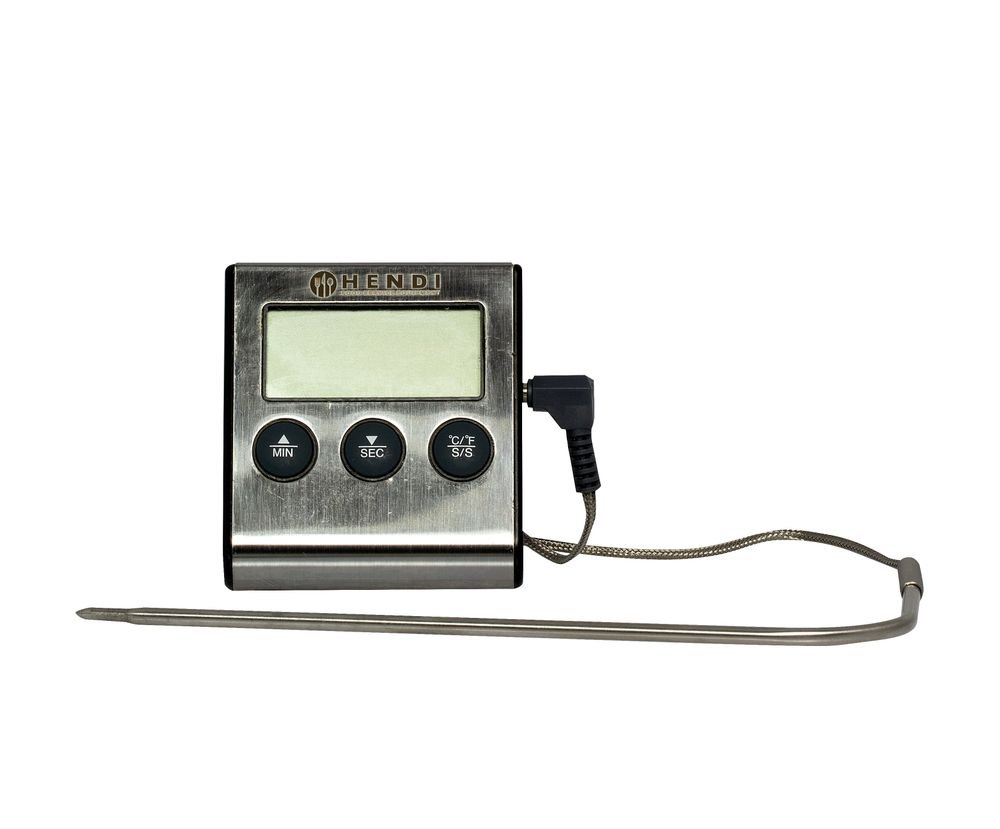 Bratenthermometer mit Timer, HENDI, 65x70x(H)17mm