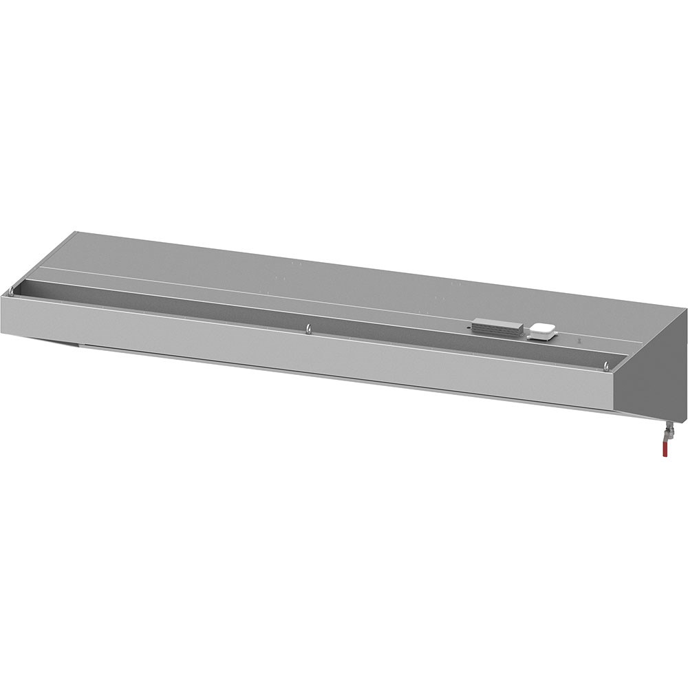 Wandhaube "Basic Line", Schrägform 2900 mm x 900 mm mit Flammschutzfilter Typ B