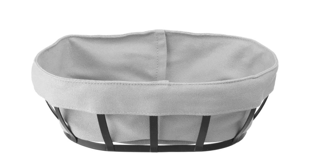 Brotkorb mit Beutel, oval, 250x160x(H)75mm Brotkorb mit Beutel, oval, 250x160x(H)75mm