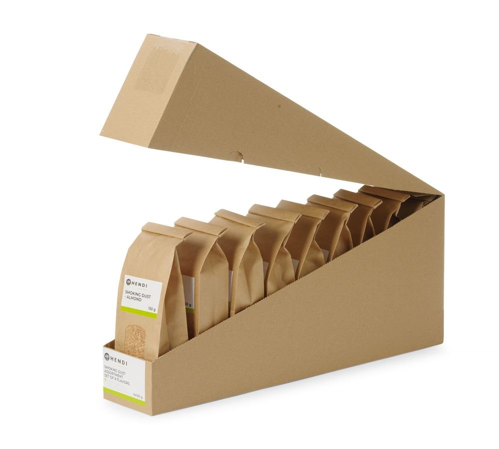Räuchermehlset mit 9 Aromen, HENDI