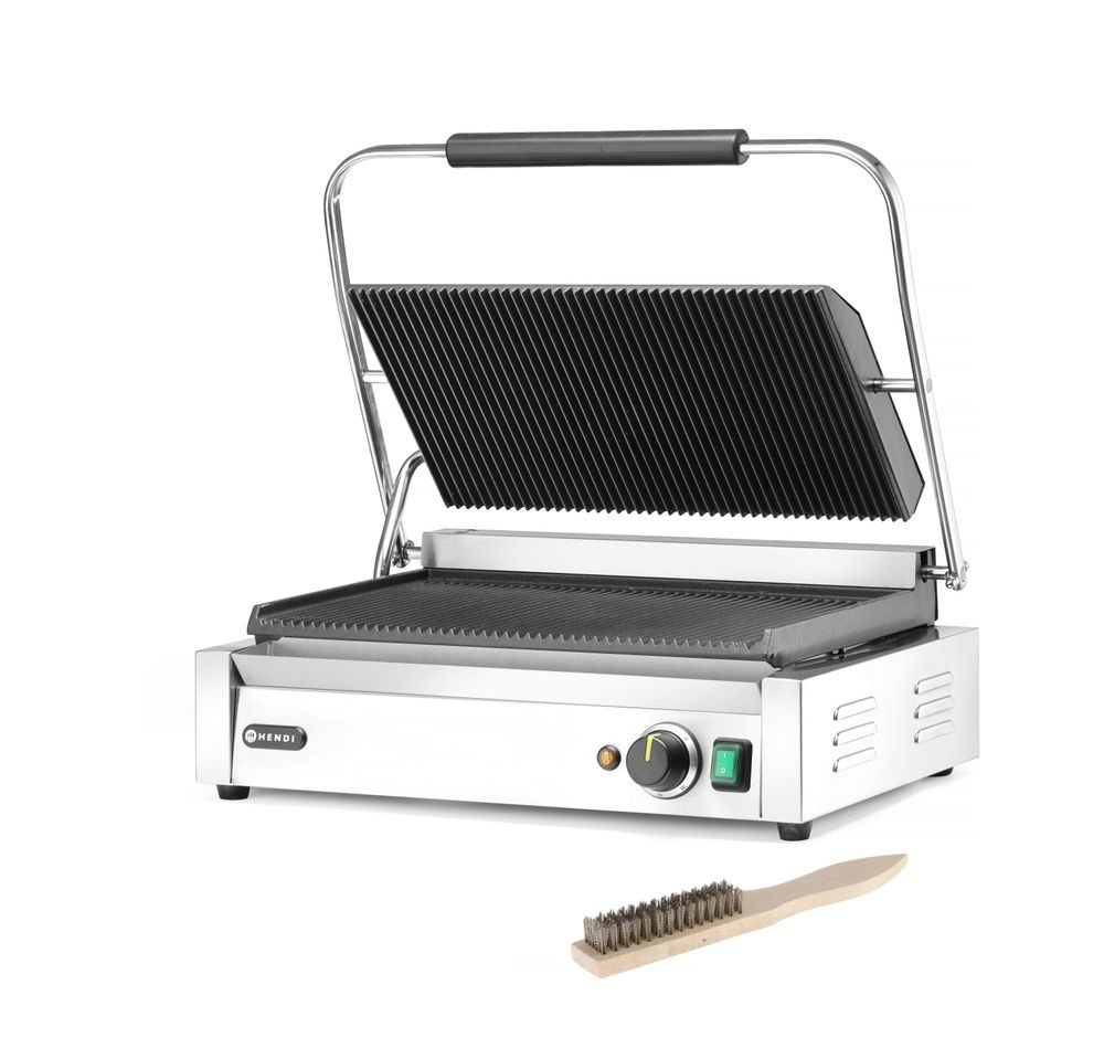 Kontakt-Grill Panini XL, HENDI, 230V/2700W, 548x464x(H)231mm Kontakt-Grill Panini XL, HENDI, 230V/2700W, 548x464x(H)231mm