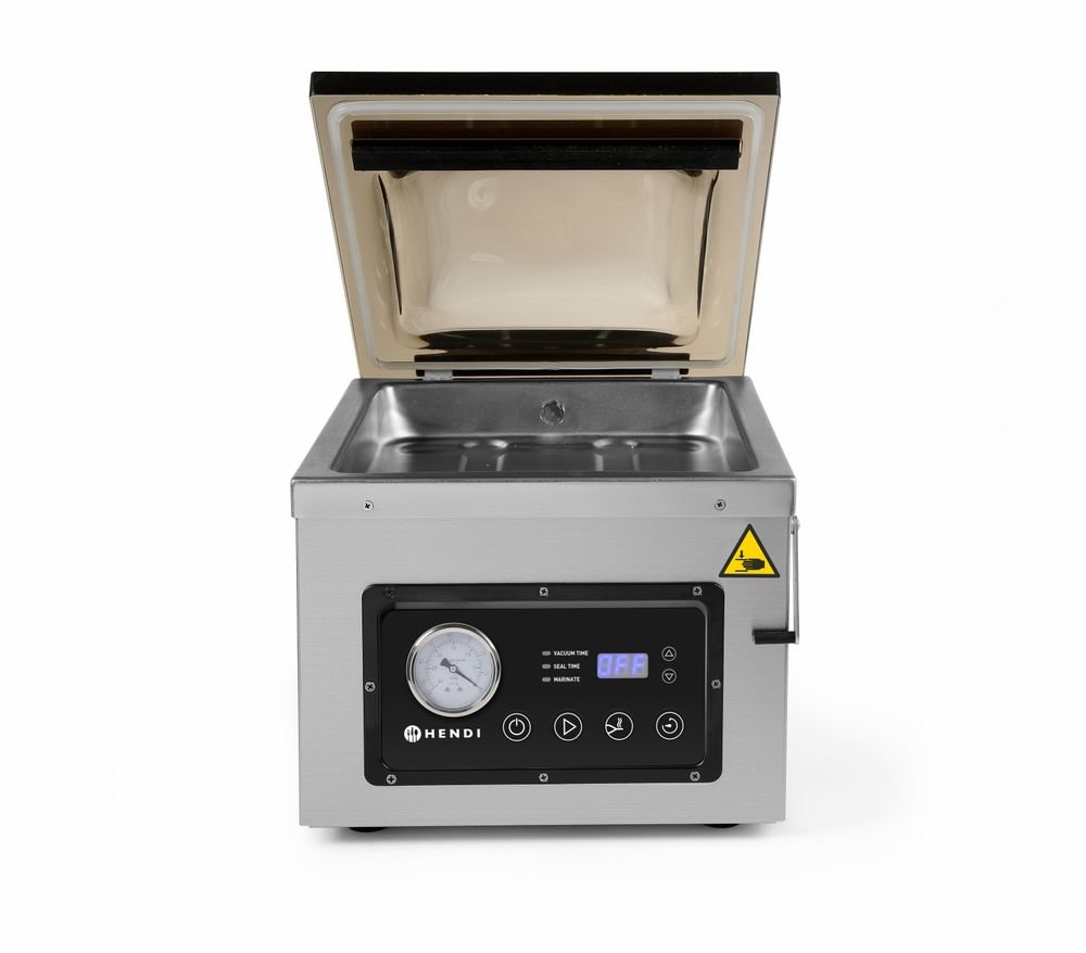 Vakuumkammer-Verpackungsmaschine Profi Line 300, HENDI, Profi Line, Dichtungsband: 300 mm, 230V/950W, 367x425x(H)364mm