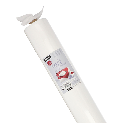 80 Tischdecke, stoffähnlich, Vlies "soft selection" 25 m x 1,18 m weiss