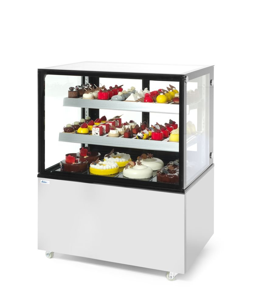 Kühlvitrine mit 2 Regalen, Arktic, 300L, 230V/480W, 994x677x(H)1230mm