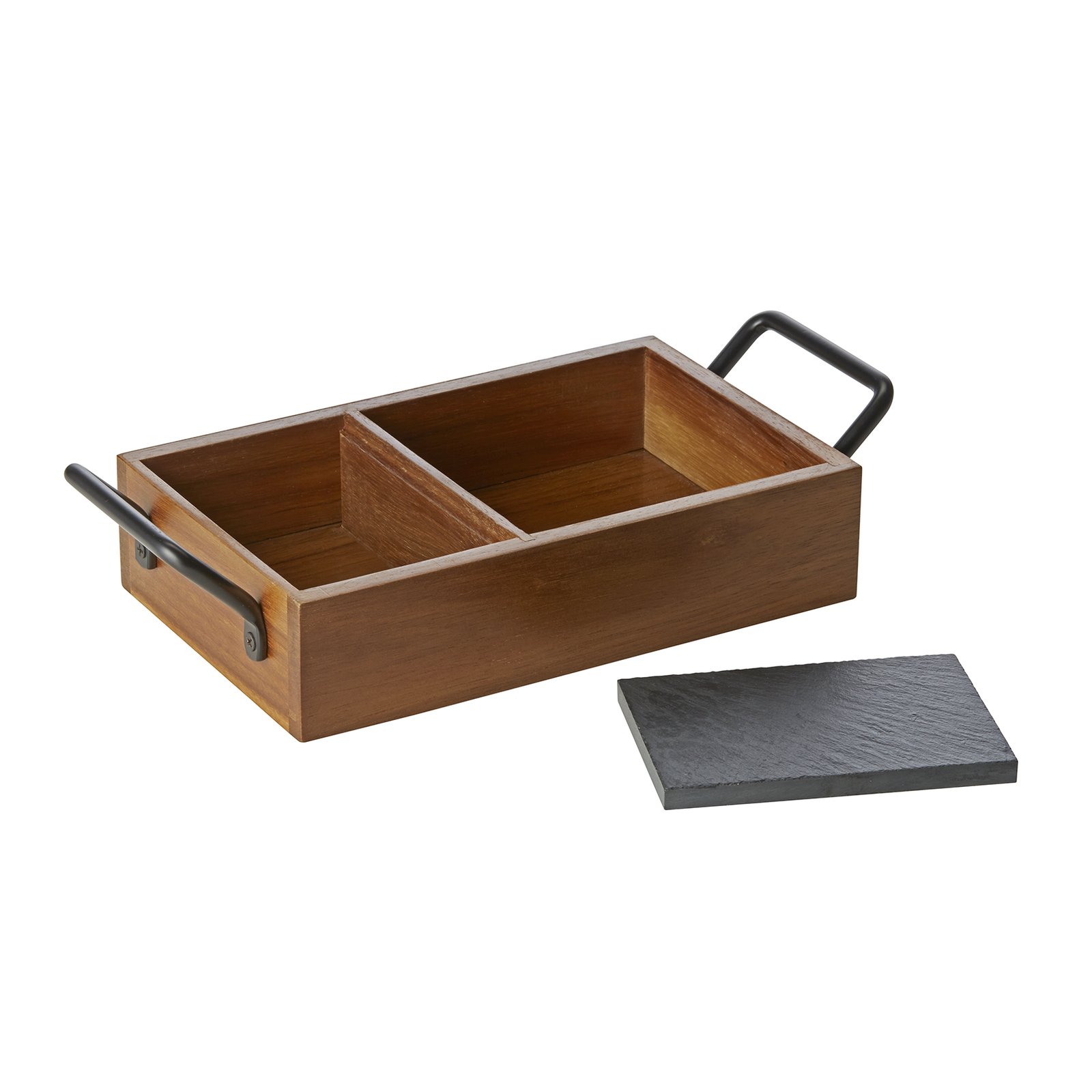 Naturschiefertafel SLATE LINE, 24 x 21 cm, Naturschiefer, Holz Naturschiefertafel SLATE LINE, 24 x 21 cm, Naturschiefer, Holz