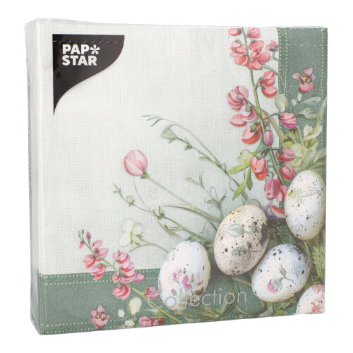 400 Servietten, 3-lagig 1/4-Falz 40 cm x 40 cm "Pastell Eggs" 14000 Servietten, 3-lagig 1/4-Falz 40 cm x 40 cm "Pastell Eggs"