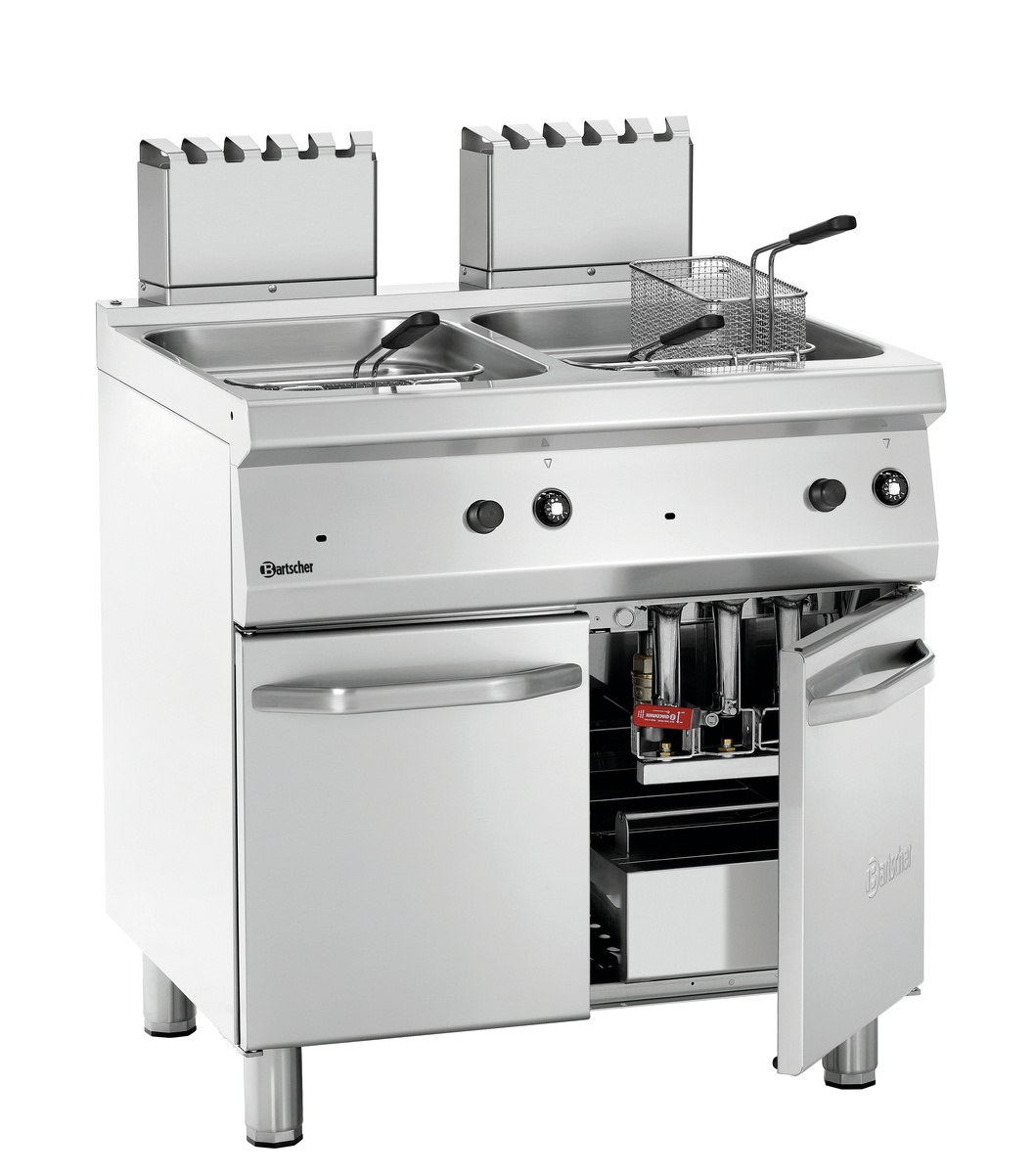 Fritteuse Gas, 700, B800, 2x15L Fritteuse Gas, 700, B800, 2x15L