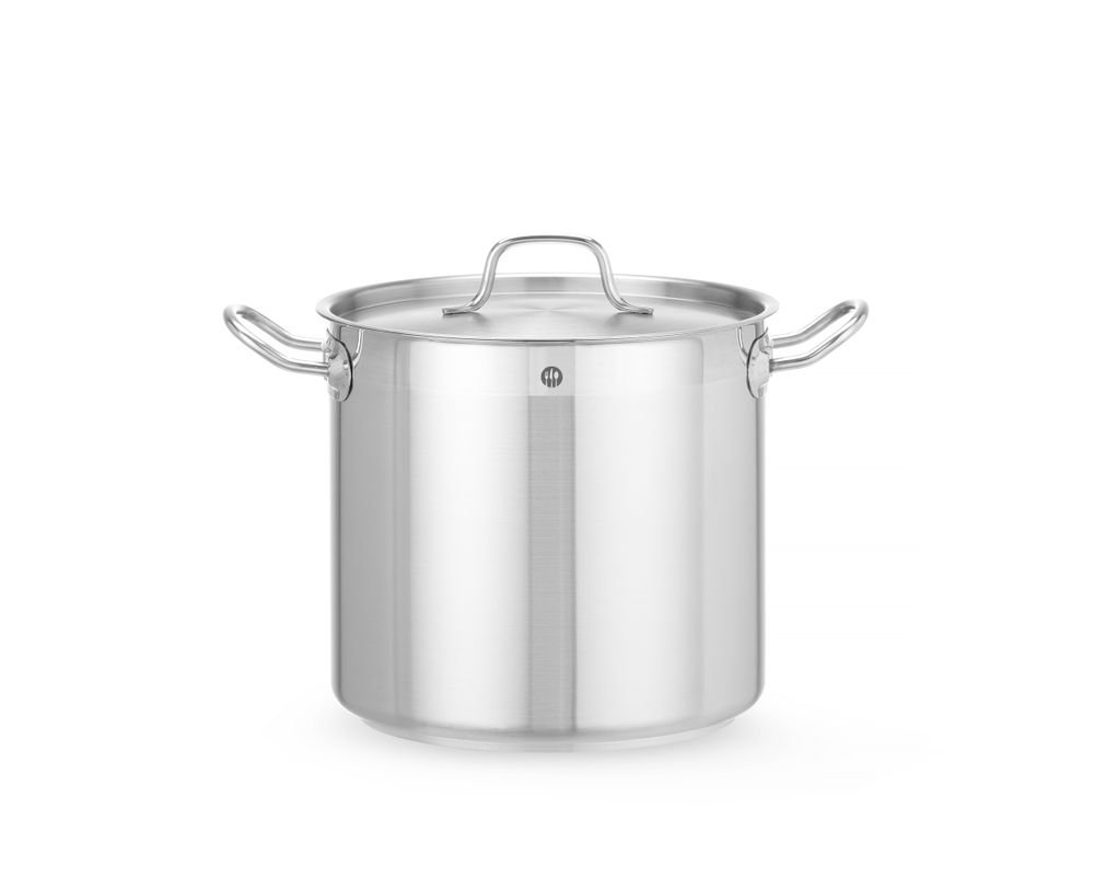 Kochtopf, hoch - mit Deckel, HENDI, Profi Line, 10L, ⌀240x(H)220mm