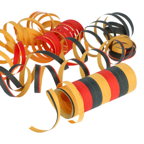 1 Luftschlangen 4 m "Deutschland" schwer entflammbar 4000 Luftschlangen 4 m "Deutschland" schwer entflammbar