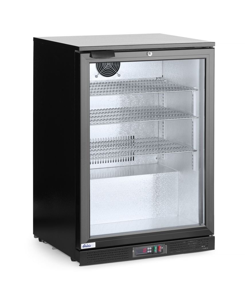 Bar-Kühlschrank eintürig, Arktic, 105L, Schwarz, 220-240V/120W, 600x530x(H)865mm