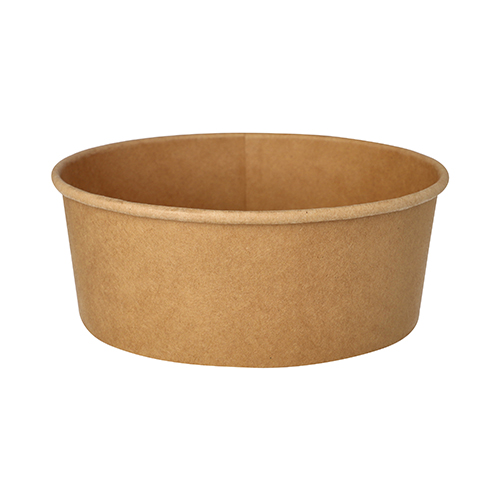 2400 Salatschalen, Pappe rund 1300 ml Ø 18,4 cm · 7 cm braun