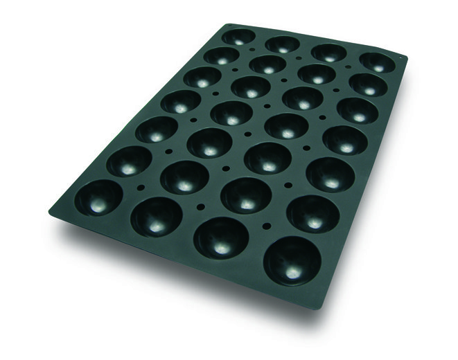 Backform aus Silikon Halbkugel