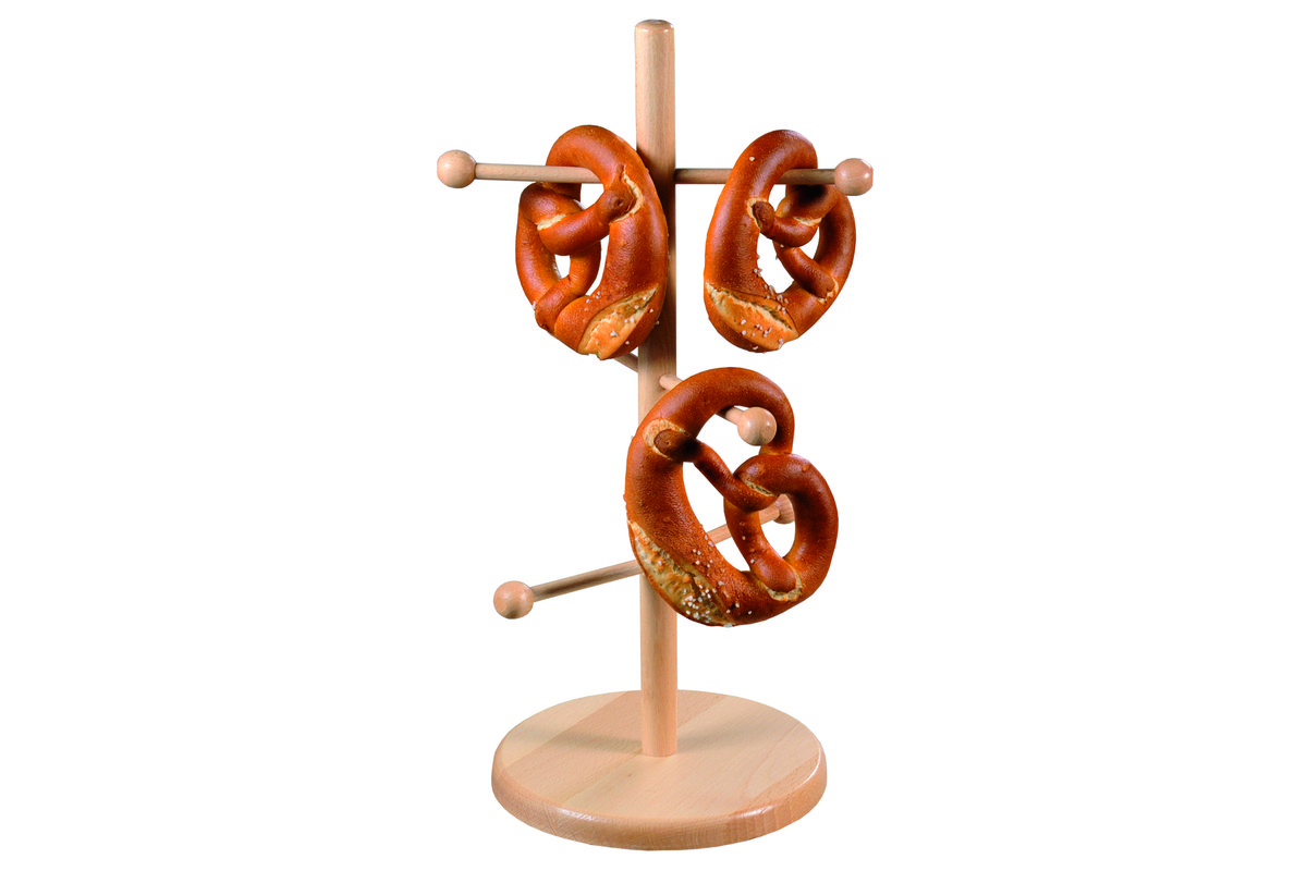 Brezelständer aus Buchenholz Brezelständer aus Buchenholz