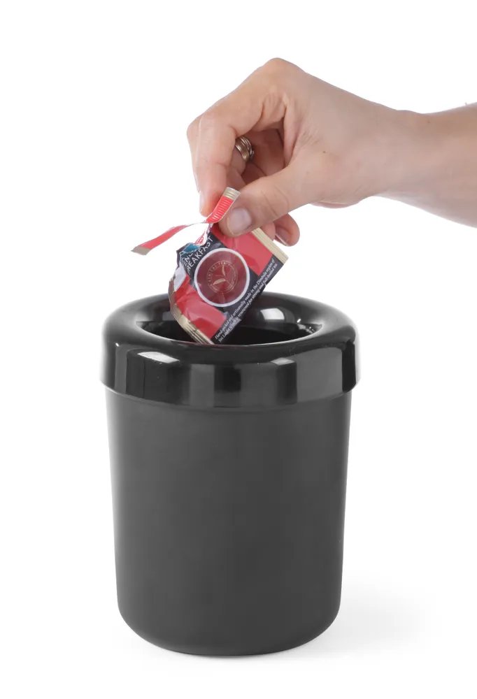 Tischabfalleimer oder Besteckhalter, Schwarz, ⌀130x(H)160mm Tischabfalleimer oder Besteckhalter, Schwarz, ⌀130x(H)160mm