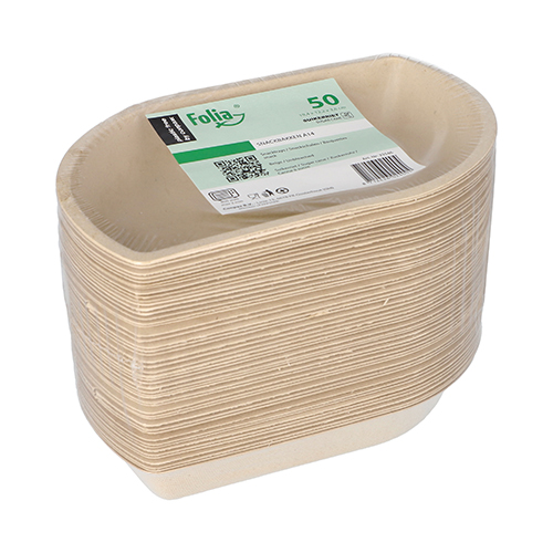 9600 Snacktrays Zuckerrohr 3,6 cm x 12,2 cm x 19,4 cm natur