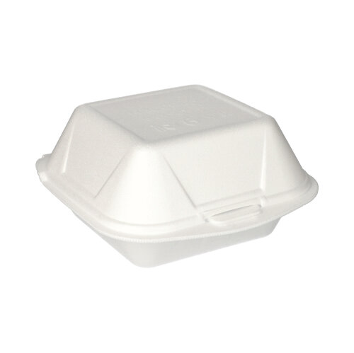 4500 Hamburger-Boxen mit Klappdeckel, XPS 8 cm x 14,5 cm x 15,5 cm weiss