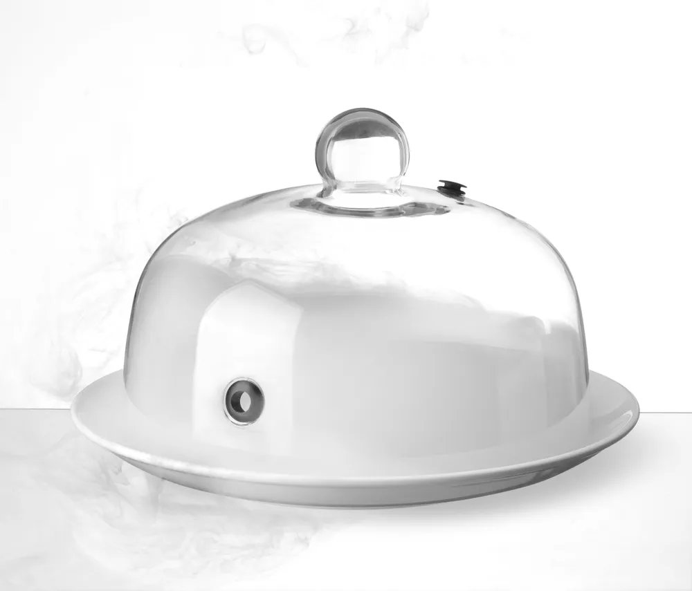 Glasglosche mit Lüftungsöffnung, Servierglosche, ⌀260x(H)175mm