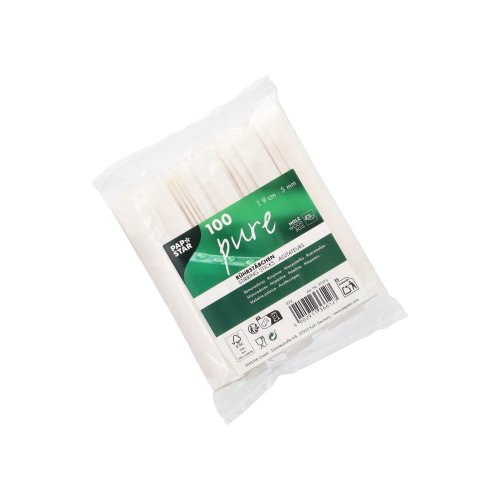 100 Rührstäbchen Holz "pure" 9 cm x 5 mm einzeln gehüllt 250000 Rührstäbchen Holz "pure" 9 cm x 5 mm einzeln gehüllt
