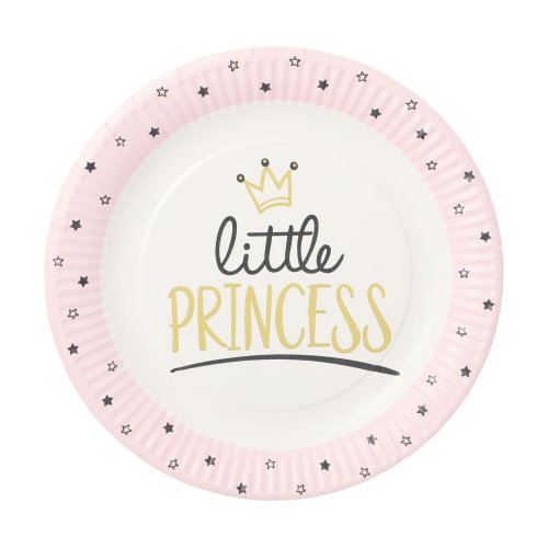 12000 Teller, Pappe rund Ø 23 cm "Little Princess"