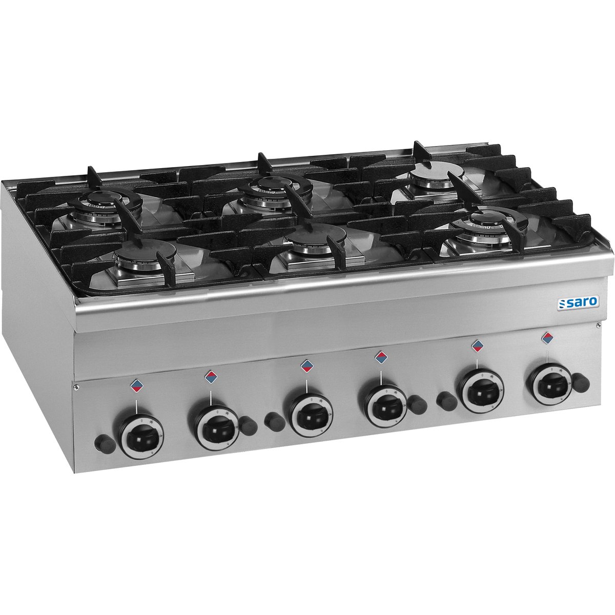 Gasherd6BrennerAuftisch600LineModellG6S6