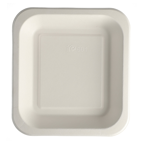 6400 Siegelschalen, Zuckerrohr 1400 ml 4,2 cm x 24,5 cm x 26,5 cm weiss