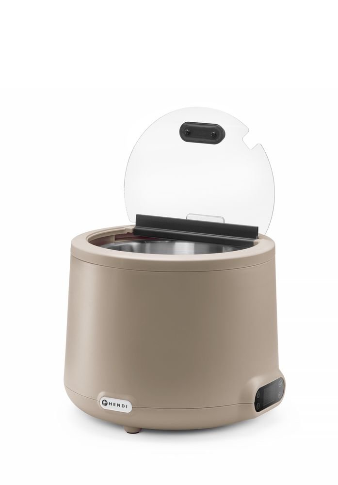 Suppenkessel HENDI UNIQ, HENDI, designed by Robert Bronwasser, 8L, Beige, 220-240V/500W, ⌀365x(H)325mm