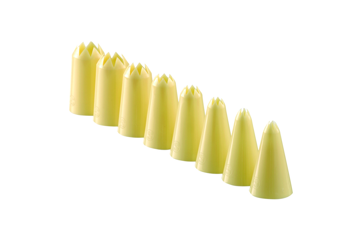 Sterntülle Ø 3mm , Höhe 6 cm Sterntülle Ø 17 mm, Höhe 6 cm