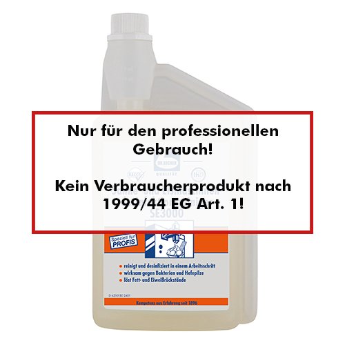 192 "Dr. Becher" Sahne-und Eismaschinendesinfektionsreiniger 1 l SE3000 mit Dosierkopf