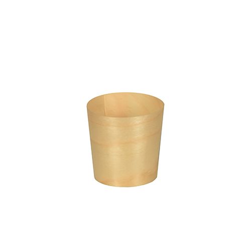 25920 Fingerfood - Schalen, Holz "pure" rund Ø 4,5 cm · 4,5 cm