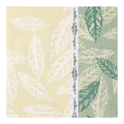 12500 Servietten "ROYAL Collection" 1/4-Falz 40 cm x 40 cm grün "Autumn"