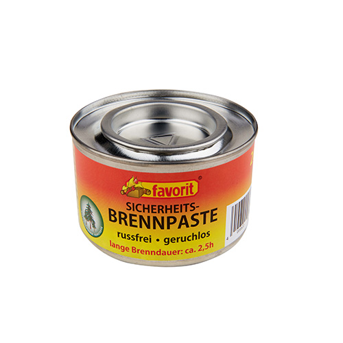 favorit Sicherheits-Brennpaste Ø 8,5 cm · 5 cm silber , 200 g