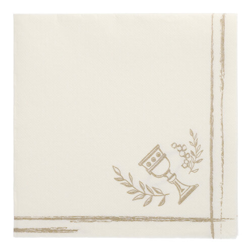 12500 Servietten "ROYAL Collection" 1/4-Falz 40 cm x 40 cm "Communion / Confirmation"
