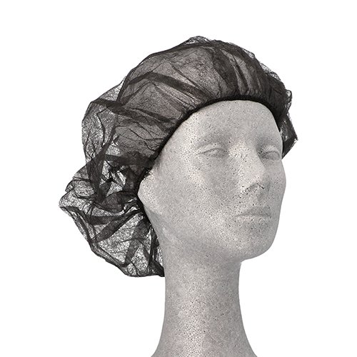14000 "WORK-INN/PS" Barett-Hauben, Vlies Ø 52 cm schwarz