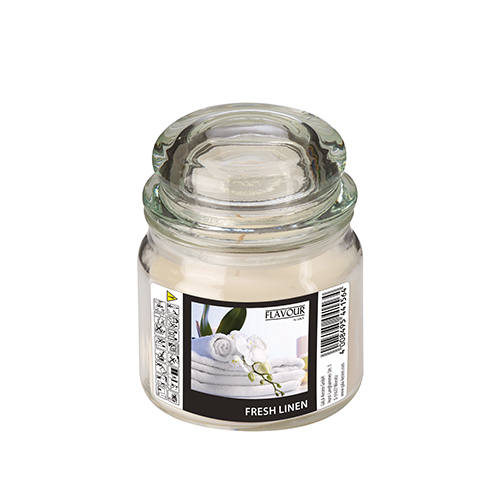 Flavour by GALA Bonbonglas mit Wachsfüllung, MAXI Ø 90 mm · 120 mm weiss - Fresh Linen Flavour by GALA Bonbonglas mit Wachsfüllung, MAXI Ø 90 mm · 120 mm weiss - Fresh Linen