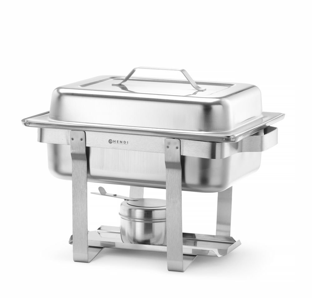 Chafing Dish Gastronorm 1/2, HENDI, Kitchen Line, 4,5L, 385x295x(H)310mm