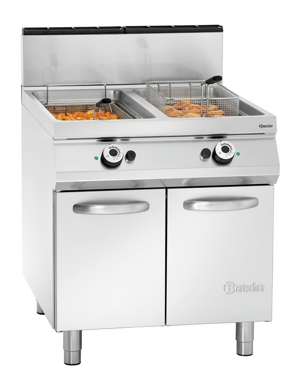 Gas-Standfritteuse, 2 Becken Gas-Standfritteuse, 2 Becken