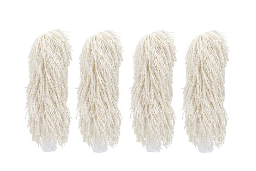 Bürsten für Glaspolierer – 2 Stück, Groß, Weiß, 235x55mm