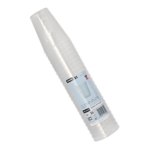 6000 Mehrweg-Trinkbecher PP 0,2 l Ø 7,5 cm · 9,6 cm transluzent extra stabil