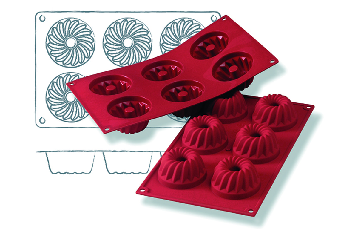 Silikon-Backform, Ø 70 mm Silikon-Backform, Ø 70 mm