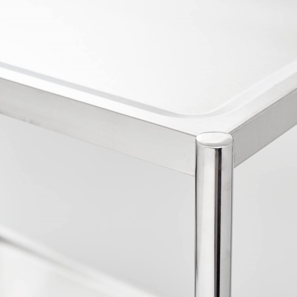 Servierwagen mit zwei Borden a´ 800x500 mm, ohne Griff Servierwagen mit zwei Borden a´ 800x500 mm, ohne Griff