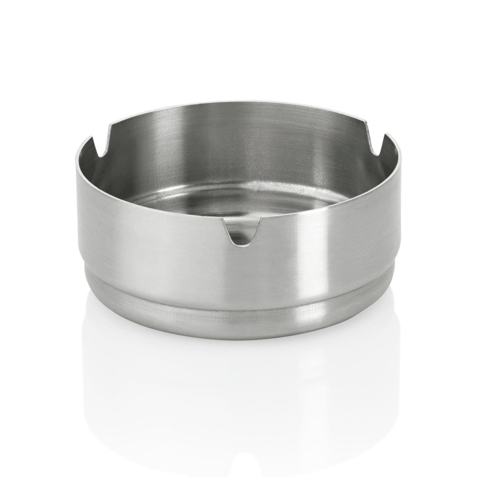 Aschenbecher Ø 12 cm Chromnickelstahl