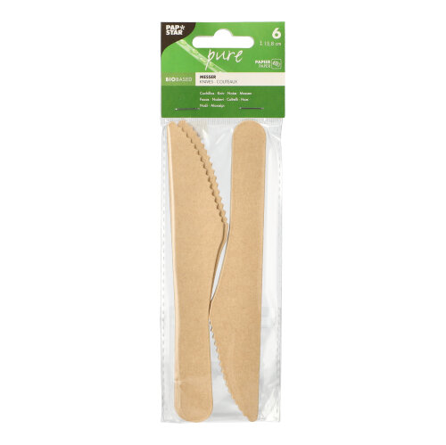 43200 Messer, Papier "pure" 15,8 cm natur