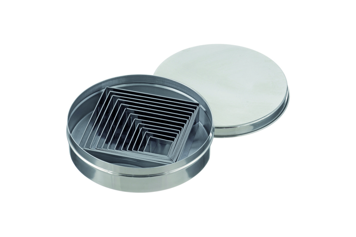 Dekor Ausstecher im Satz "Quadrat"