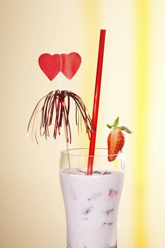 88000 Deko-Picker 22 cm rot "Amore"